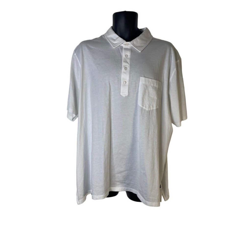 Vineyard Vines Men's Short Sleeve Polo Shirt White Size 2XL